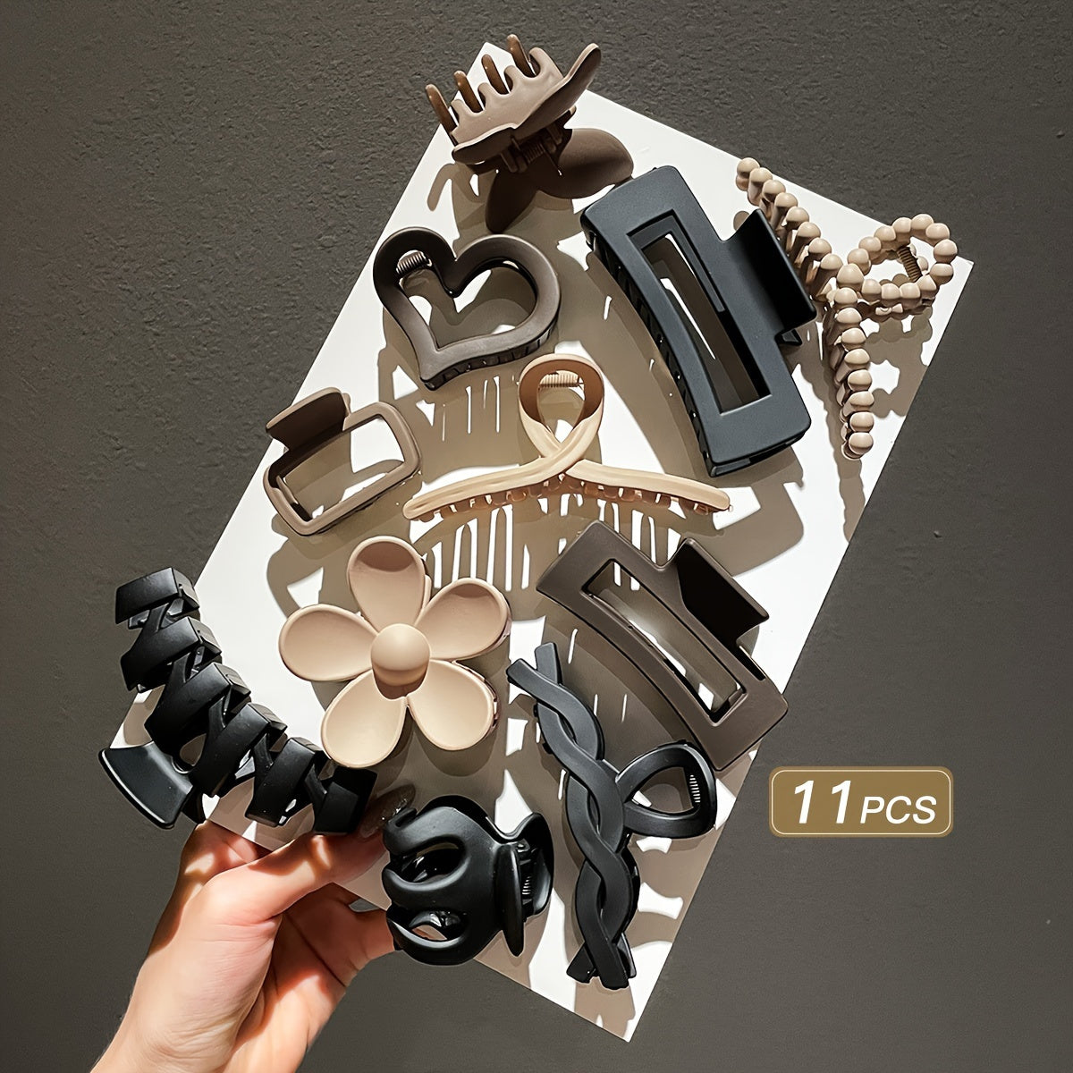11-delige haarklemmen set | Matte