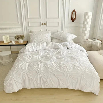 Luxe Dekbedovertrekset – Pinch Pleat Design