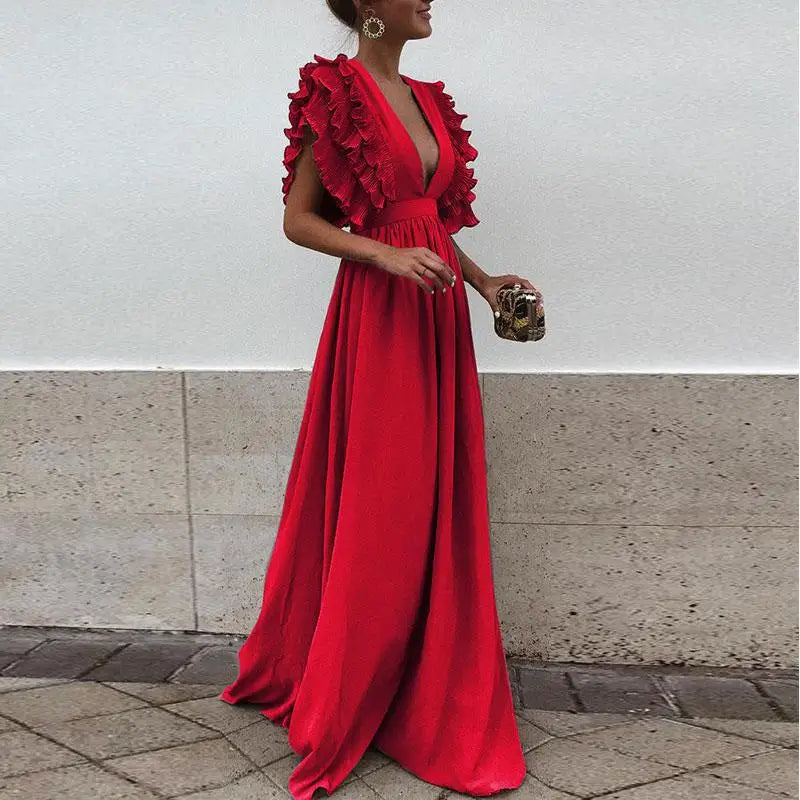 Elegante Maxi Avondjurk | RUFFLE