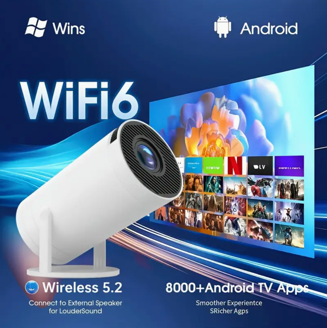 HY300 Mini Beamer 4K | 40% korting