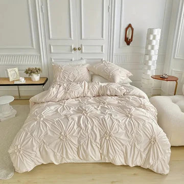 Luxe Dekbedovertrekset – Pinch Pleat Design