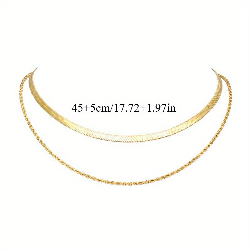 Dubbele ketting | Elegante stijl