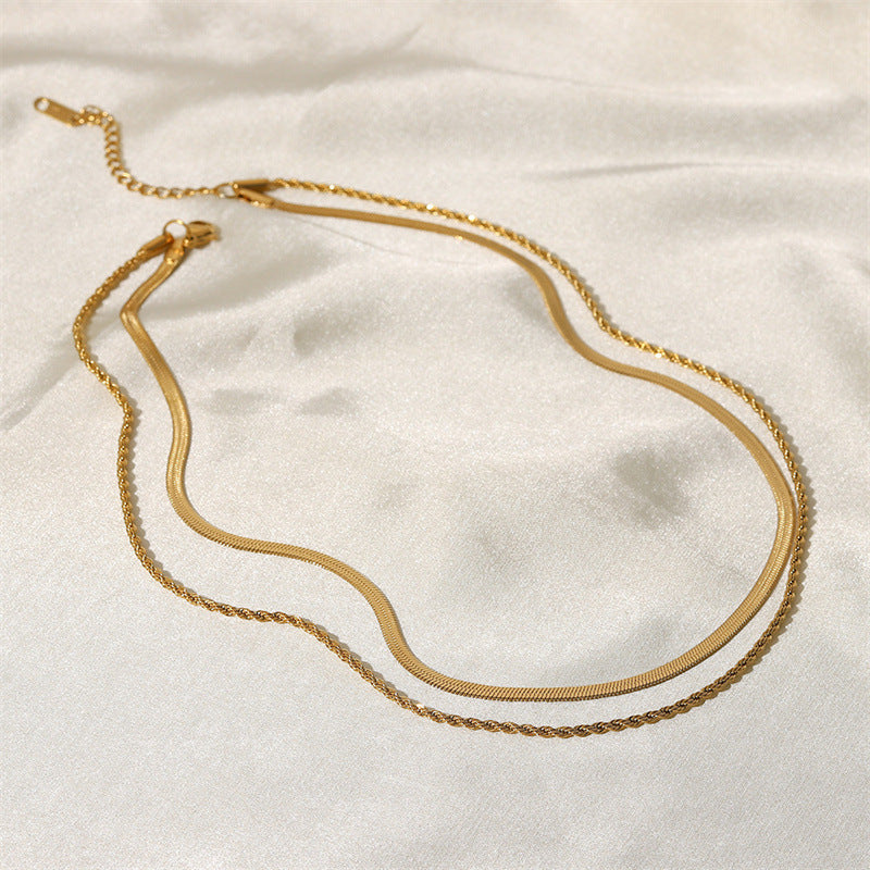 Dubbele ketting | Elegante stijl