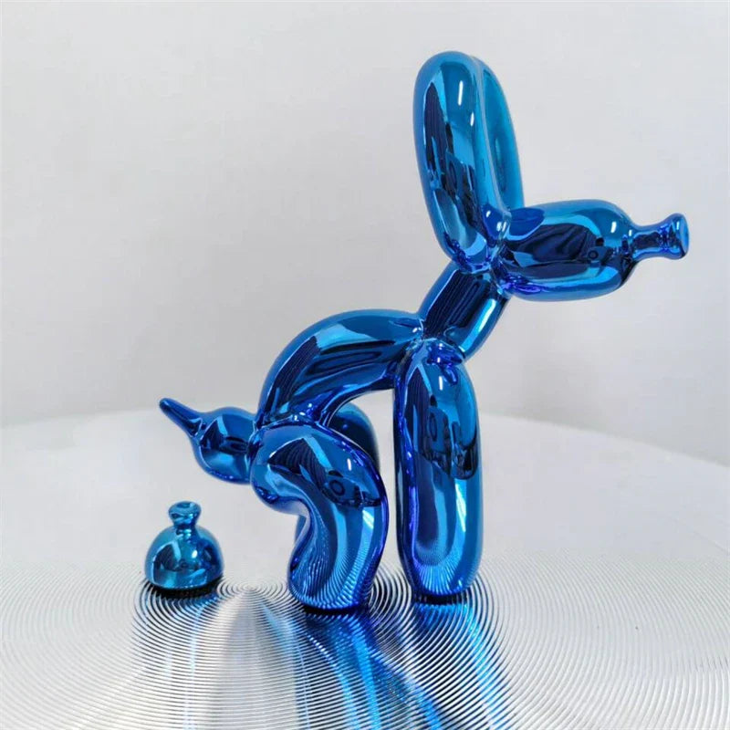 PuppyBalloon – Speelse Hars Sculptuur
