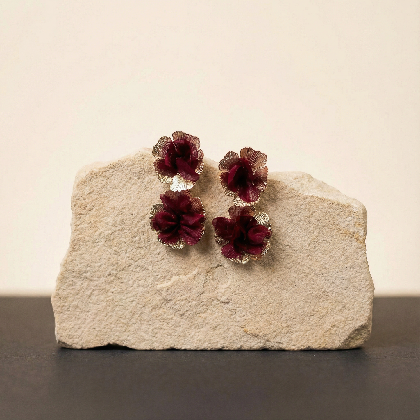 Red Flower Earrings | Lovira