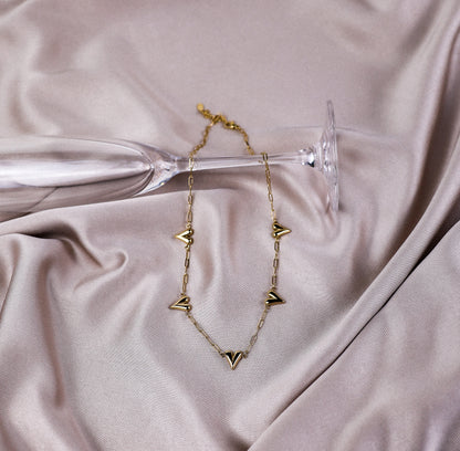 Golden Heart Necklace | LOVIRA