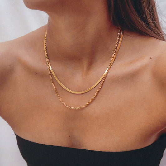 Dubbele ketting | Elegante stijl