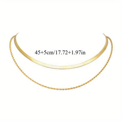 Dubbele ketting | Elegante stijl