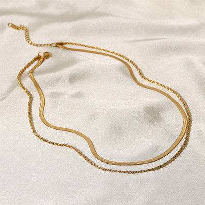 Dubbele ketting | Elegante stijl
