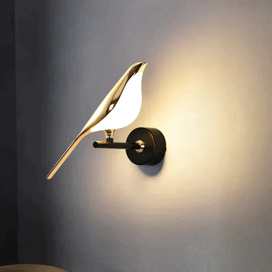 Lichtgevende Vogel Wandlamp